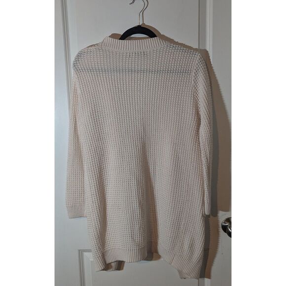 Soho Apparel Cream Knitted Cardigan Medium - Picture 2 of 3